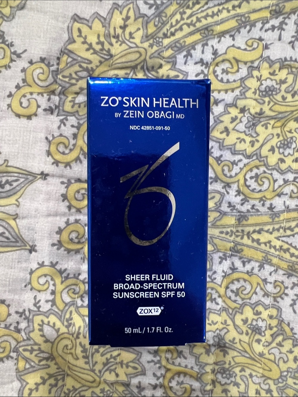 ZO Skin Health Sheer Fluid Broad-Spectrum Sunscreen SPF 50 — Blue